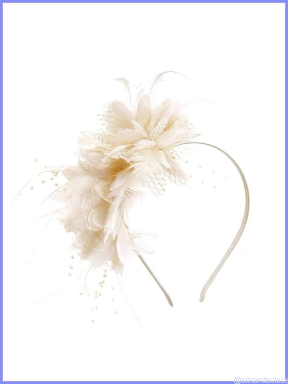Feather Fascinator Hat Tea Party 1920s Gatsby Costume Hair Accessory